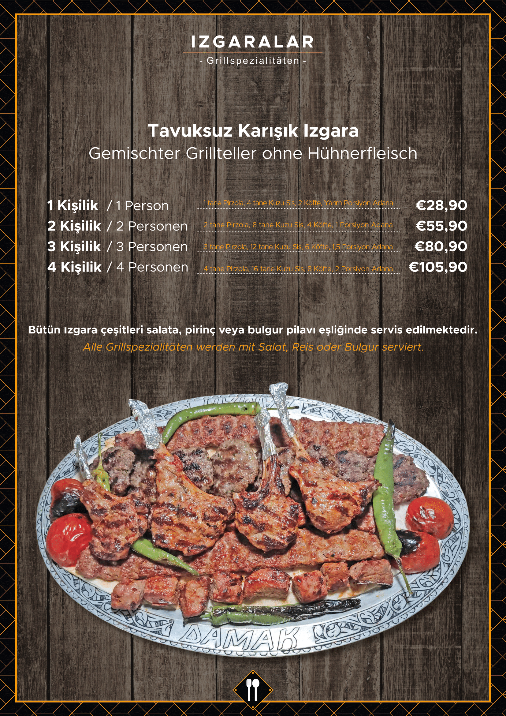 Speisekarte